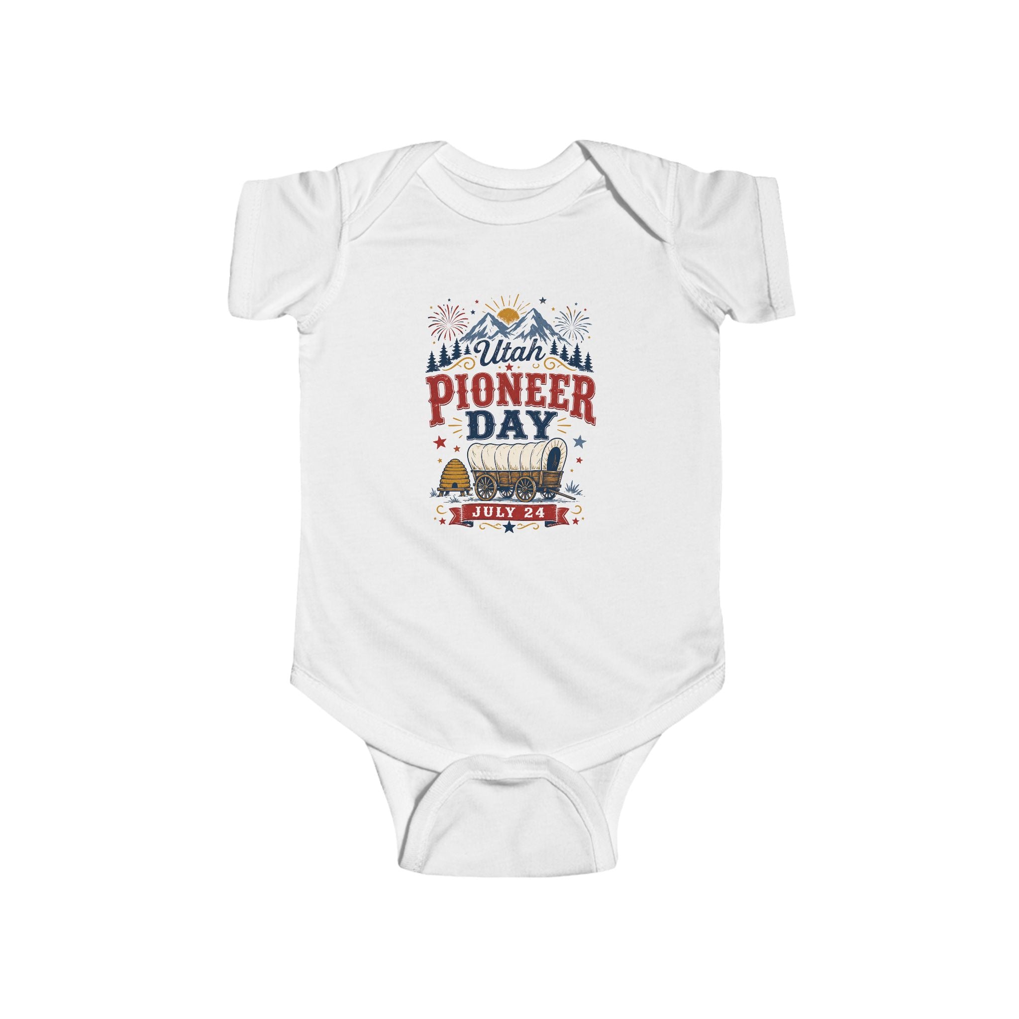 Infant Bodysuit - "Utah Pioneer Day" Celebration Baby Onesie