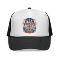 Utah Pioneer Day Trucker Cap – Vintage Western Wagon Wheel Hat